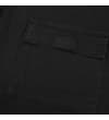 Thumbnail Close-up of black cargo pocket with flap detail.