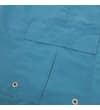 Thumbnail Close-up of rear pocket on petrol blue swim shorts.