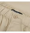 Thumbnail Sand trousers waistband close-up with button detail.