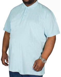 Bigdude Plain Polo Shirt Light Blue Tall