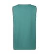Thumbnail Teal sleeveless basketball shirt, plain back view.