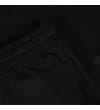 Thumbnail Black shorts waistband and side pocket detail.