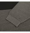 Thumbnail Close-up of charcoal sleeve and ribbed cuff detail.