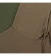 Thumbnail Close-up of hood and drawstring eyelet on khaki hoodie.