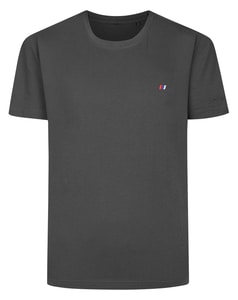 Bigdude Embroidered Logo T-Shirt Charcoal