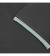 Thumbnail Close-up of sleeve hem with white and blue contrast tipping.