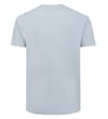 Thumbnail Light blue plain T-shirt, back view.