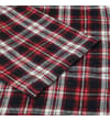 Thumbnail Close-up of the pyjama shirt cuff in red check fabric.