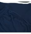 Thumbnail Close-up of navy shorts with elastic waistband and pocket.