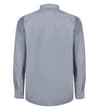 Thumbnail Back view of charcoal long sleeve Oxford shirt.