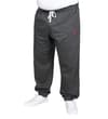 Charcoal sweatpants with white drawstring, front angled view.