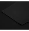 Thumbnail Close-up of black T-shirt short sleeve hem.