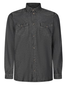 Bigdude Denim Shirt Charcoal Wash