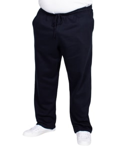 Bigdude Open Hem Sweatpants Navy