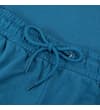 Thumbnail Close-up of petrol blue shorts with elasticated drawstring waist.