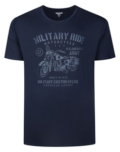 Bigdude Military Ride T-Shirt Navy