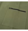 Thumbnail Close-up of khaki cargo pocket with black zip.