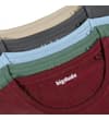 Thumbnail Close-up of stacked crew neck collars in all five colours.