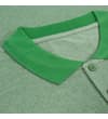 Thumbnail Close-up of the green contrast collar and placket.