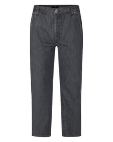 Bigdude Elasticated Waist Jeans Grey Wash
