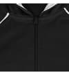 Thumbnail Close-up of the upper front zip and hood opening.