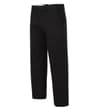 Thumbnail Black trousers shown from an angled front view.