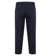 Thumbnail Navy adjustable waist trousers, back view.
