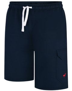 Bigdude Fleece Cargo Shorts Navy