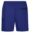 Thumbnail Back view of midnight blue shorts with zipped back pocket.
