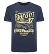 Thumbnail Navy T-shirt with large Bigfoot monster truck front print.