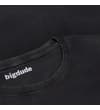 Thumbnail Close-up of the washed black crew neck collar.