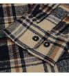 Thumbnail Close-up of buttoned cuff on sand checked flannel shirt.