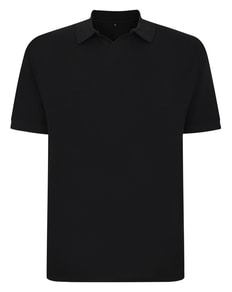 Bigdude Revere Polo Shirt Black Tall