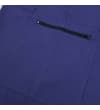 Thumbnail Close-up of the back zip pocket on navy cargo shorts.