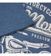 Thumbnail Close-up of the short sleeve and front graphic print.