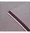 Thumbnail Close-up of sleeve cuff with maroon and white tipping.