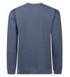 Thumbnail Denim blue tall sweatshirt, back view.