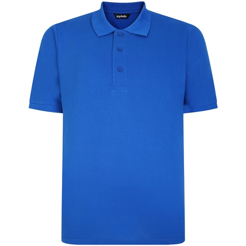 Bigdude Plain Polo Shirt Royal Blue Tall