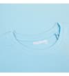 Thumbnail Sky blue crew neck collar close-up with Bigdude label.