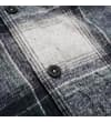Thumbnail Close-up of the checked flannel fabric and black buttons.