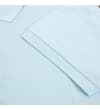 Thumbnail Close-up of the light blue polo sleeve cuff detail.