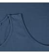 Thumbnail Close-up of denim marl tank top armhole and shoulder.