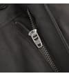 Thumbnail Close-up of charcoal shorts zip fly and waistband.