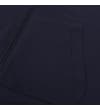 Thumbnail Close-up of the front pocket on the navy hoodie.
