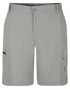 Bigdude Light Weight Elasticated Waist Cargo Shorts Grey