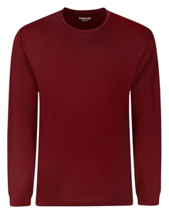 Bigdude Long Sleeve T-Shirt Burgundy