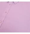 Thumbnail Close-up of the violet shirt chest pocket and buttons.