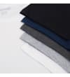 Thumbnail Folded stack of five plain T-shirts in pack colours.