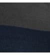 Thumbnail Close-up of the charcoal and navy knitted colour block.