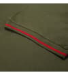 Thumbnail Close-up of sleeve cuff with red contrast tipping.